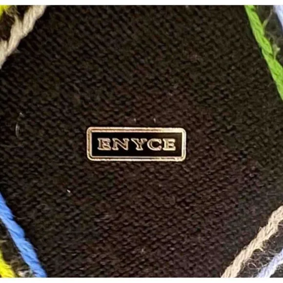 Enyce Clothing Co Mens Medium Argyle Crew Neck Sweater Long Sleeves Acrylic Wool - Picture 7 of 7